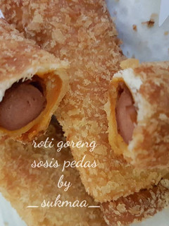 Foto resep Roti Goreng Sosis Pedas