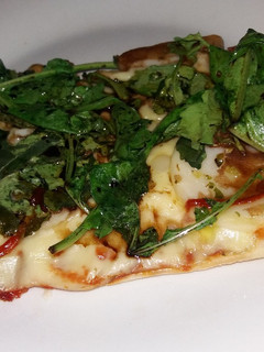 Una foto de Pizza vegetariana