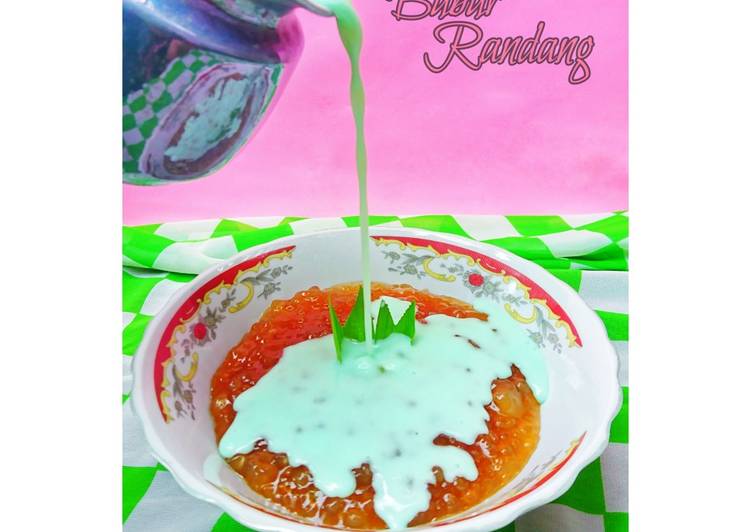 Bubur randang pandan