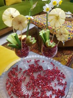 عکسی از دستور میوه یلدا