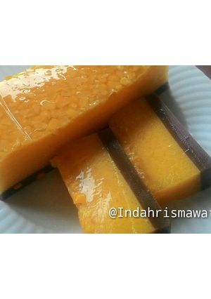 Foto resep Agar - Agar Jagung Lapis Coklat