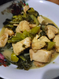 Foto resep Sayur asin cah daging