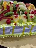 Fresh fruits pudding