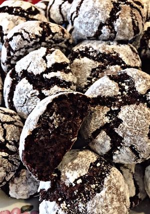 Foto di Chocolate Crinkle Cookies