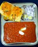 Pressure cooker pav bhaji in 25 minutes