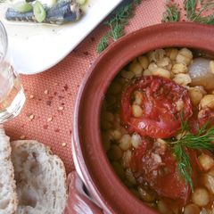 Baked Chickpea Stew (Revithada) A picture of Baked Chickpea Stew (Revithada).