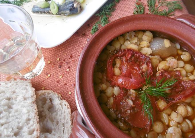 Recipe of Homemade Baked Chickpea Stew (Revithada)
