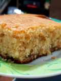 Bolo de laranja com descarte de levain