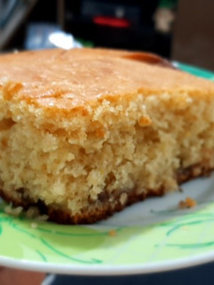 Foto de Bolo de laranja com descarte de levain