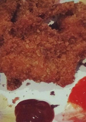 Foto resep Kulit ayam KFC ala rumah bu ami