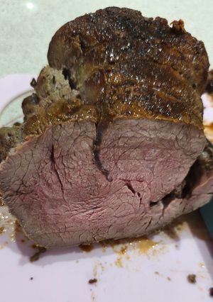 Una foto de Roast Beef a la sal en horno