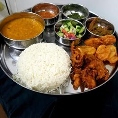 A picture of Moong daal thalli.