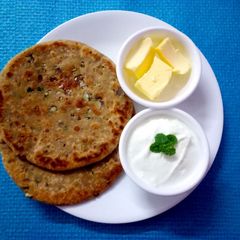 A picture of Gobi ka paratha |cauliflower parantha.