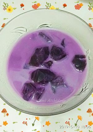 Foto resep 💜 Kolak ubi ungu 💜