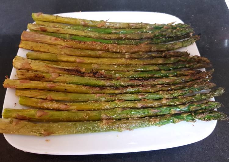 Steps to Make Homemade My Grilled Asparagus. 😁