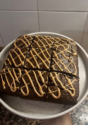 Una foto de Brownie de Algarroba y Avena (sin manteca y chocolate)