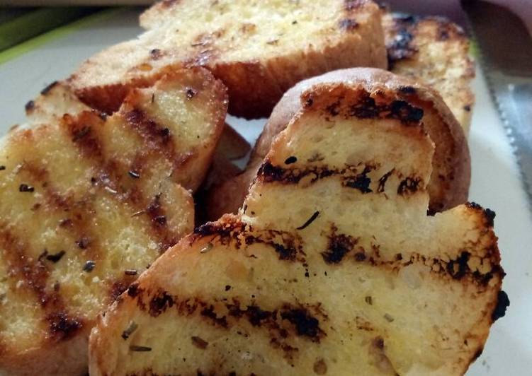 8 Resep: Simple Garlic Baguette Slice Anti Ribet!