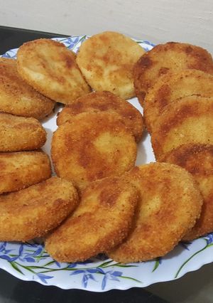 صورة لوصفة برجر بطاطس 🥔
