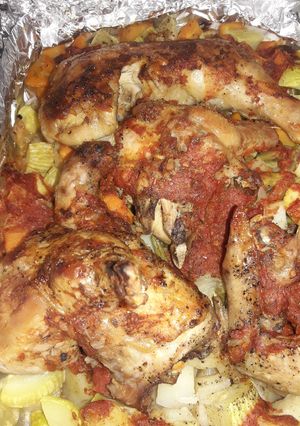 صورة لوصفة ورقة فراخ 😋😋