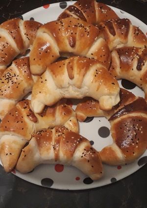 صورة لوصفة كرواسون مالح بطريقة سهلة وسريعة