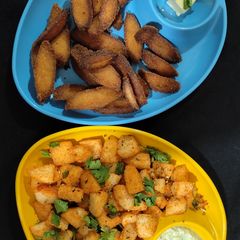 A picture of Masala idli and fried idli👩‍🍳.