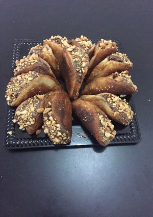 صورة لوصفة القطايف بالنوتيلا