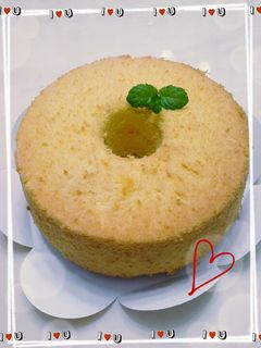 南瓜戚風蛋糕 的食譜成品照片