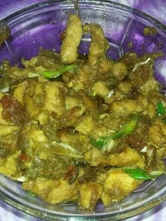 Foto resep Sate goreng bumbu kacang