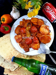 عکسی از دستور خوراک کدو solm@z