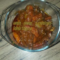 A picture of Moroccon lamb tagine.