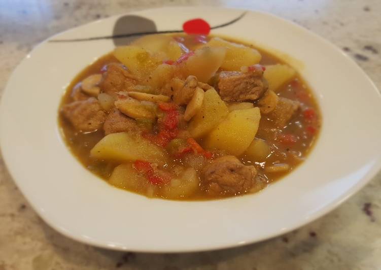 Magro de cerdo al vermú