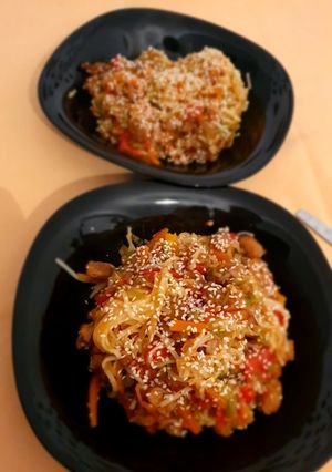O poză a rețetei Soia soy sauce noodles.