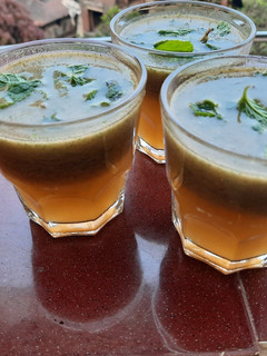 कवठ- पुदिना सरबत (Kavth pudina sarbat recipe in marathi) रेसिपी चे मुख्य फोटो