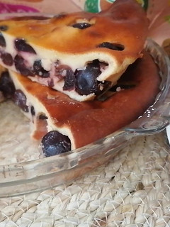 Una foto de Clafoutis de cerezas al amaretto