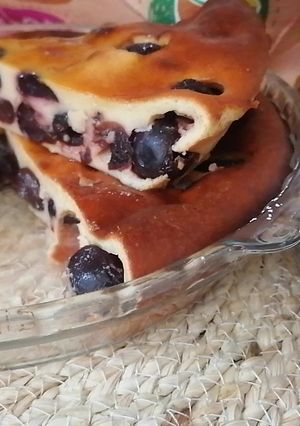Una foto de Clafoutis de cerezas al amaretto