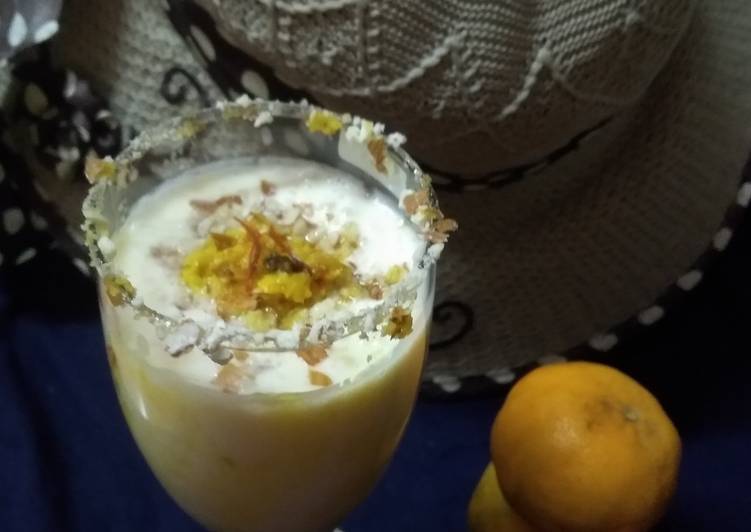 Recipe of Favorite Orange butter milk