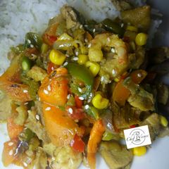 A picture of Chicken Shrimps sauce.