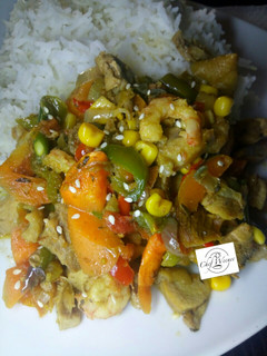 A picture of Chicken Shrimps sauce.