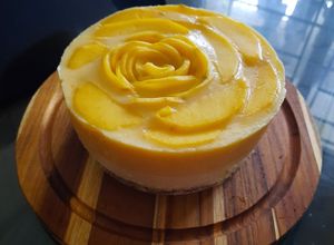 Hình của món Bánh xoài sữa chua.