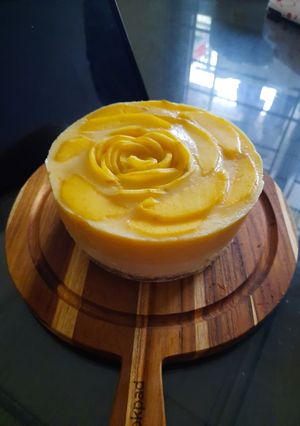 Hình của món Bánh xoài sữa chua.