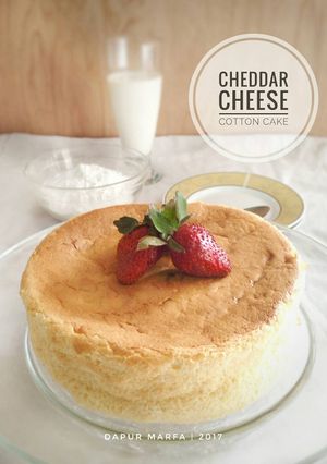 Foto resep Cheddar Cheese Cotton Cake