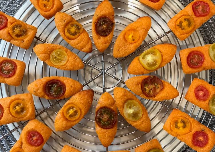 Financiers Pesto Rosso