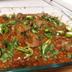 A picture of Keema kaleji.