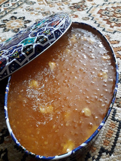 عکسی از دستور حلوا ساگو بسیار خوشمزه و خاص