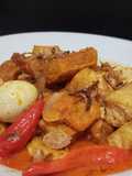 Sambal krecek tahu telur puyuh