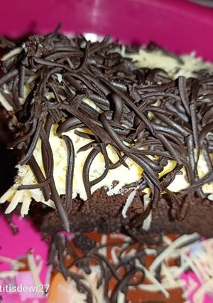 Foto resep Brownis kukus rasa amanda