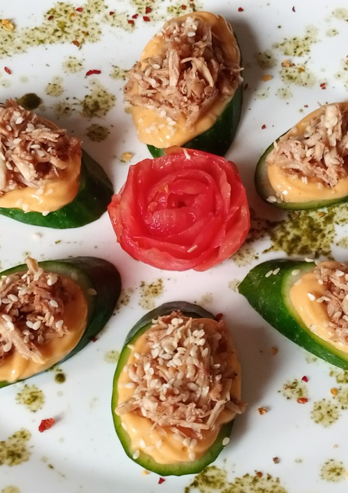 A picture of Cucumber Bites.