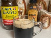 A picture of creamy cold coffee