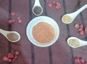 A picture of peppercorns cilantro