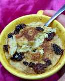 Mug Cake de Zanahoria con pasas